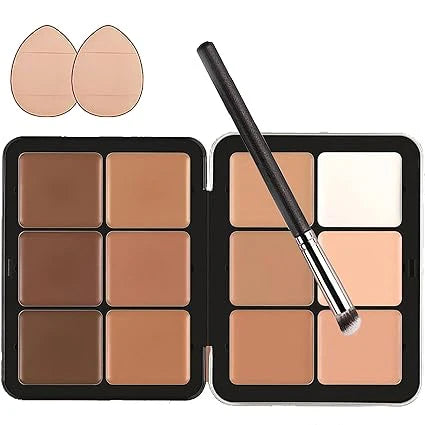 Carla Secret Concealer & contour Palette 12 cream shades