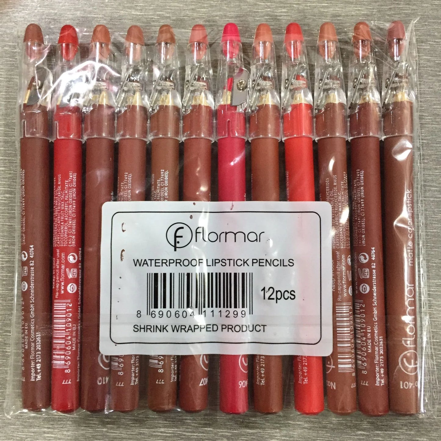 Flormor Lip Pencils 12 Colors Set